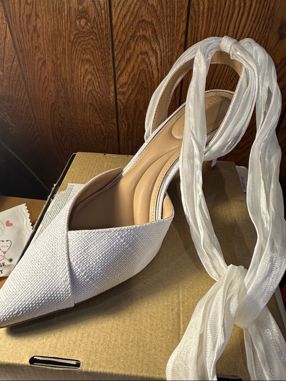 White heels